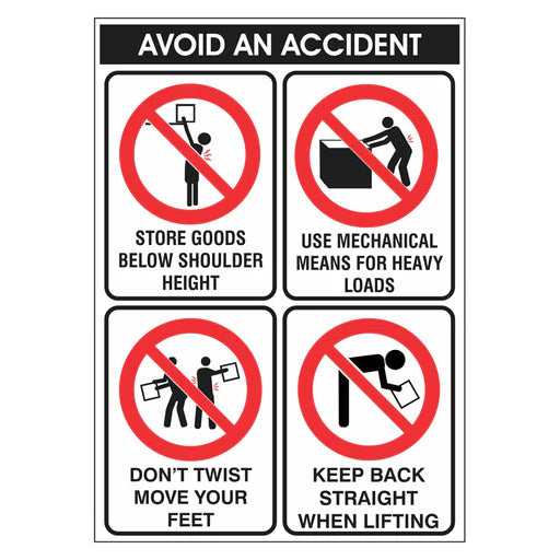 Avoid An Accident Poster
