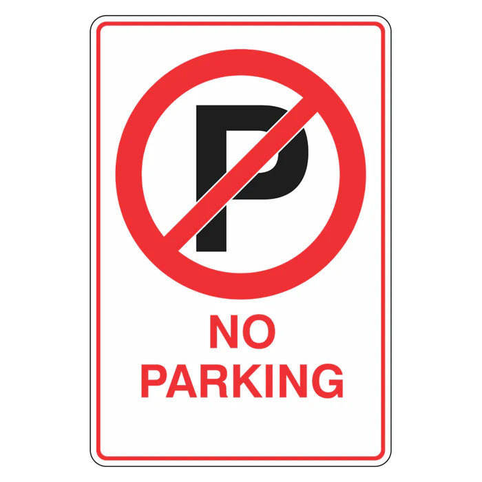 Car Park Sign - No Parking