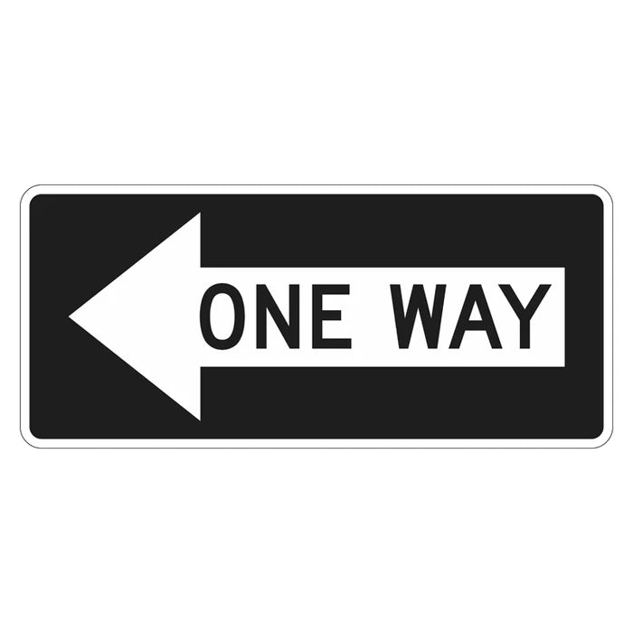 Car Park Sign - One Way