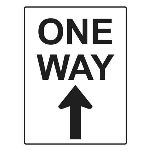 Car Park Sign - One Way