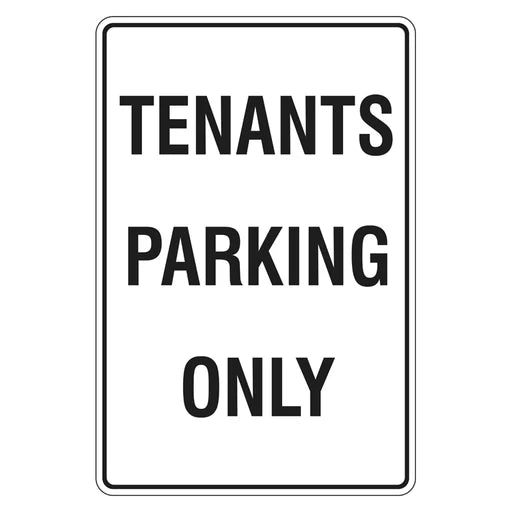 Car Park Sign - Tenants Parking Only