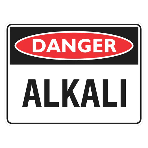 Danger Sign – Alkali - Premium Nameplates