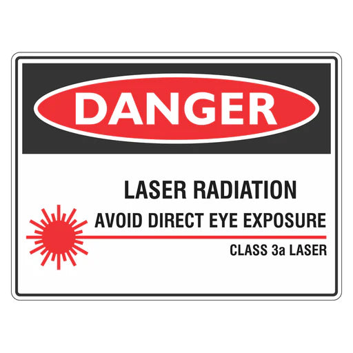 Danger Sign – Laser Radiation - Premium Nameplates