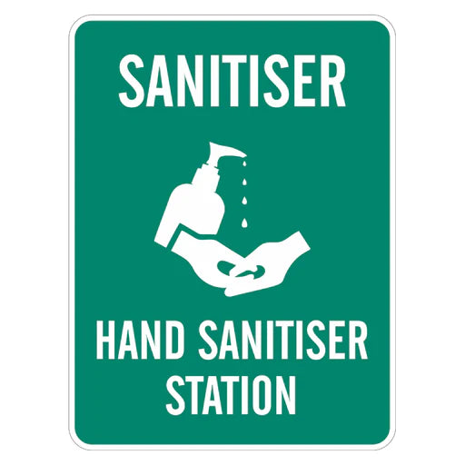 Emergency Sign - Hand Sanitiser Station - Premium Nameplates