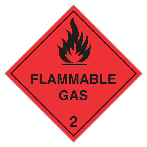 Hazchem Sign - 2 Flammable Gas