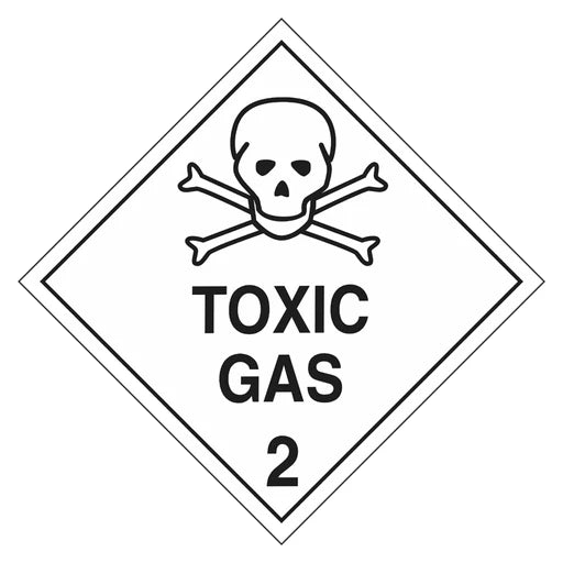 Hazchem Sign - 2 Toxic Gas