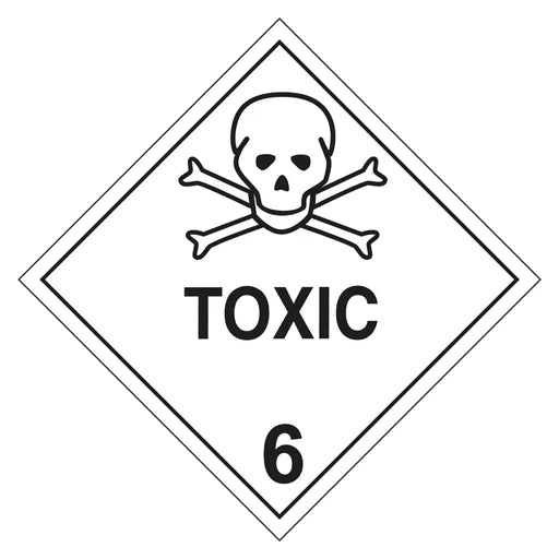 Hazchem Sign - 6 Toxic
