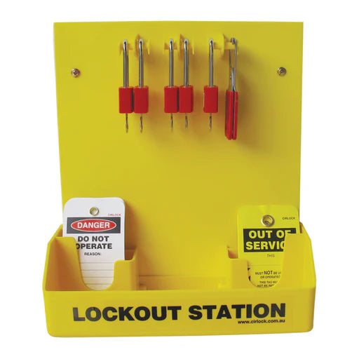 Lockout Station - 5 Padlocks