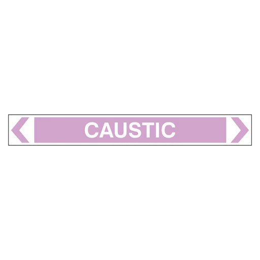 Pipe Marker - Caustic