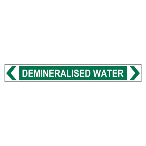Pipe Marker - Demineralised Water