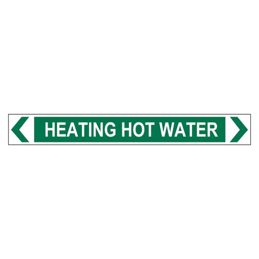 Pipe Marker - Heating Hot Water