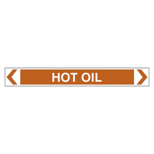 Pipe Marker - Hot Oil