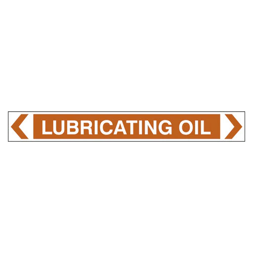 Pipe Marker - Lubricating Oil