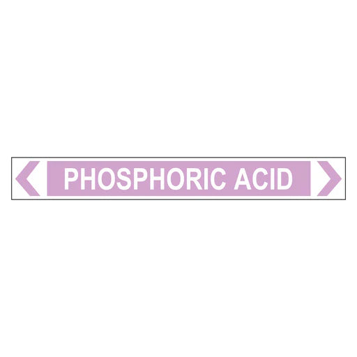 Pipe Marker - Phosphoric Acid