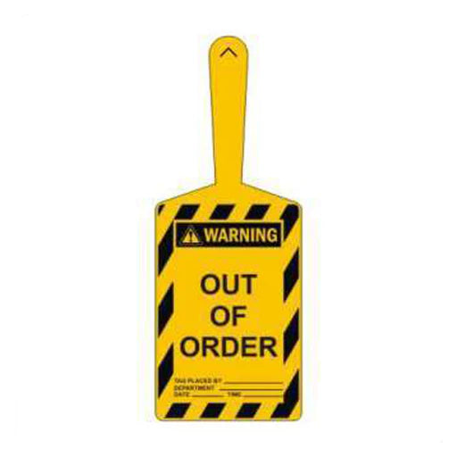 Self Locking Tag - Out of Order