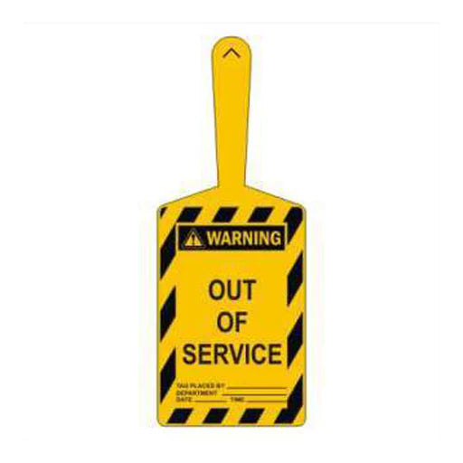 Self Locking Tag - Out of Service