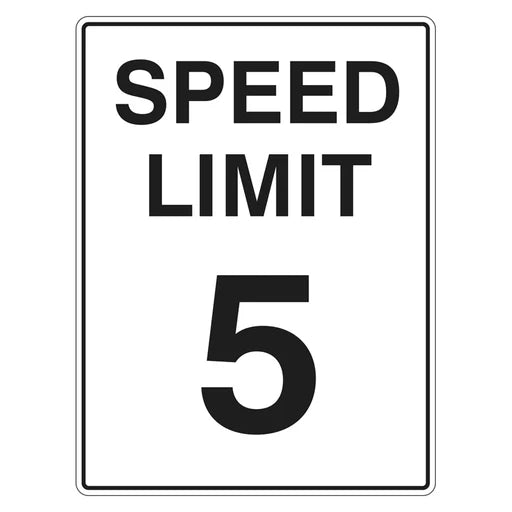 Speed Limit Sign - 5km