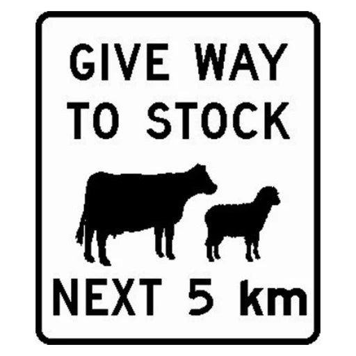 Traffic Sign - Give Way to Stock (Victoria Only)