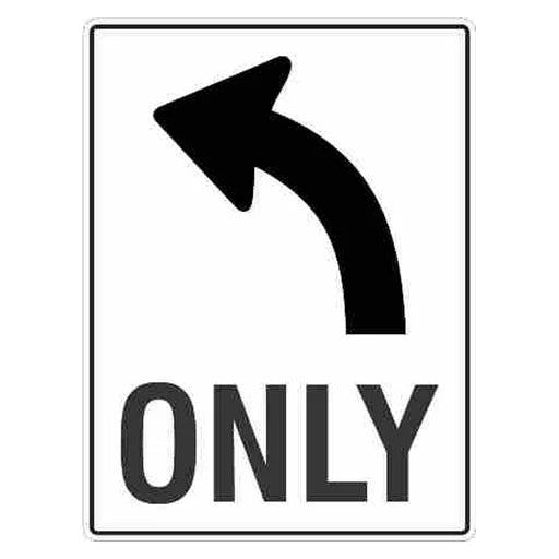 Traffic Sign - Left Only