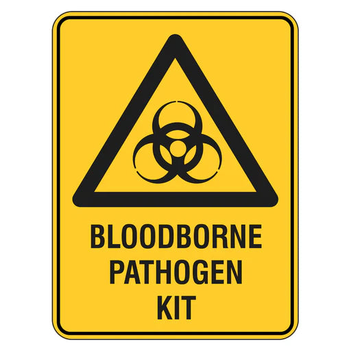Warning Sign - Bloodborne Pathogen Kit