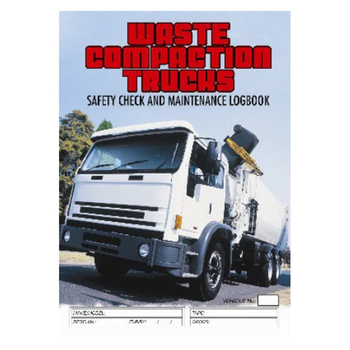 Waste Compaction Trucks Safety Check & Maintenance Log Book