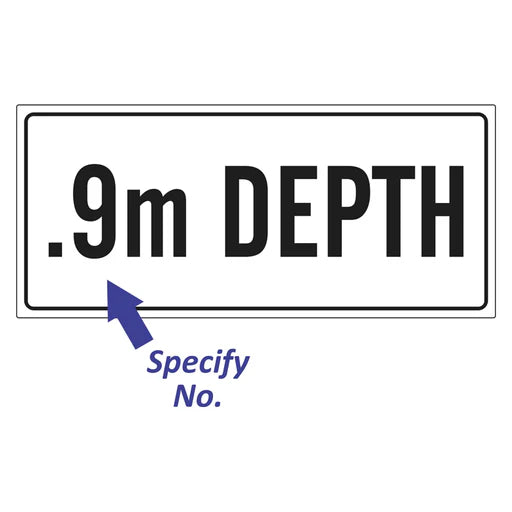 Water Depth Sign