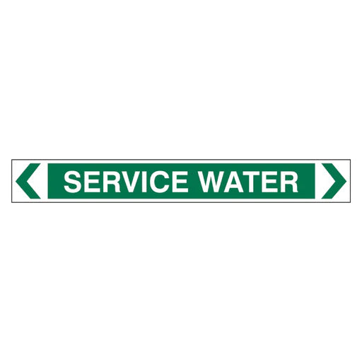 Pipe Marker - Service Water