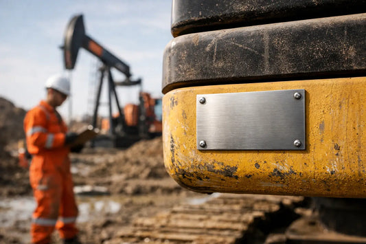Serial Number Plates for Harsh Worksites