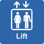 Braille Sign - Lift