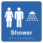 Braille Sign - Unisex Shower