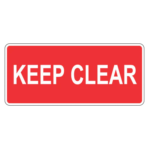 Car Park Sign - Keep Clear