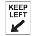 Car Park Sign - Keep Left