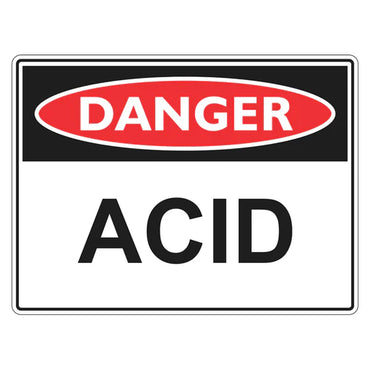 Danger Sign – Acid - Premium Nameplates