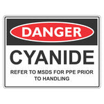 Danger Sign – Cyanide - Premium Nameplates