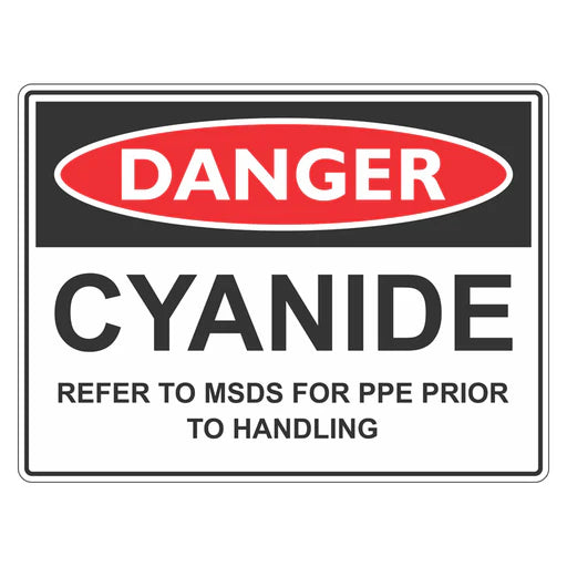 Danger Sign – Cyanide - Premium Nameplates
