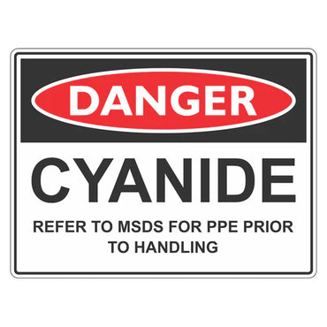 Danger Sign – Cyanide - Premium Nameplates