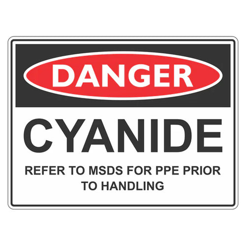 Danger Sign – Cyanide - Premium Nameplates