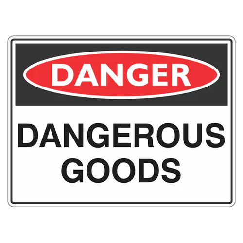 Danger Sign – Dangerous Goods - Premium Nameplates