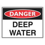Danger Sign – Deep Water - Premium Nameplates