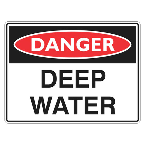 Danger Sign – Deep Water - Premium Nameplates