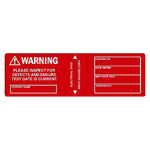 Electrical Test Tags - Red