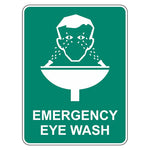 Emergency Sign - Emergency Eye Wash - Premium Nameplates