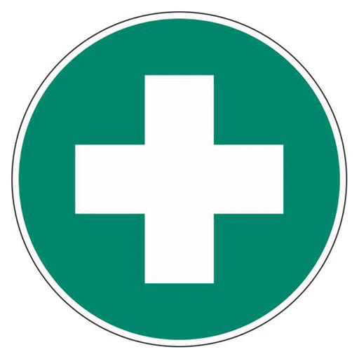 Emergency Sign - First Aid Disc - Premium Nameplates