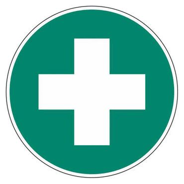 Emergency Sign - First Aid Disc - Premium Nameplates