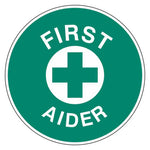 Emergency Sign - First Aider Disc - Premium Nameplates