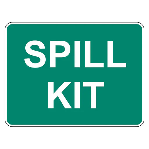 Emergency Sign - Spill Kit - Premium Nameplates