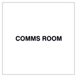 Fire Door Text - Comms Room