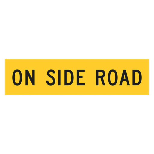 Multi Message Frame Sign - On Side Road