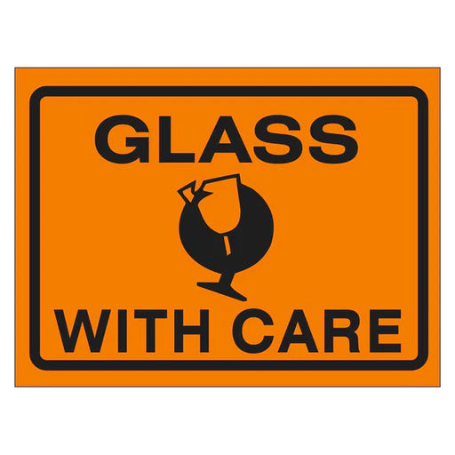Packaging Labels - Glass With Care