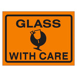 Packaging Labels - Glass With Care